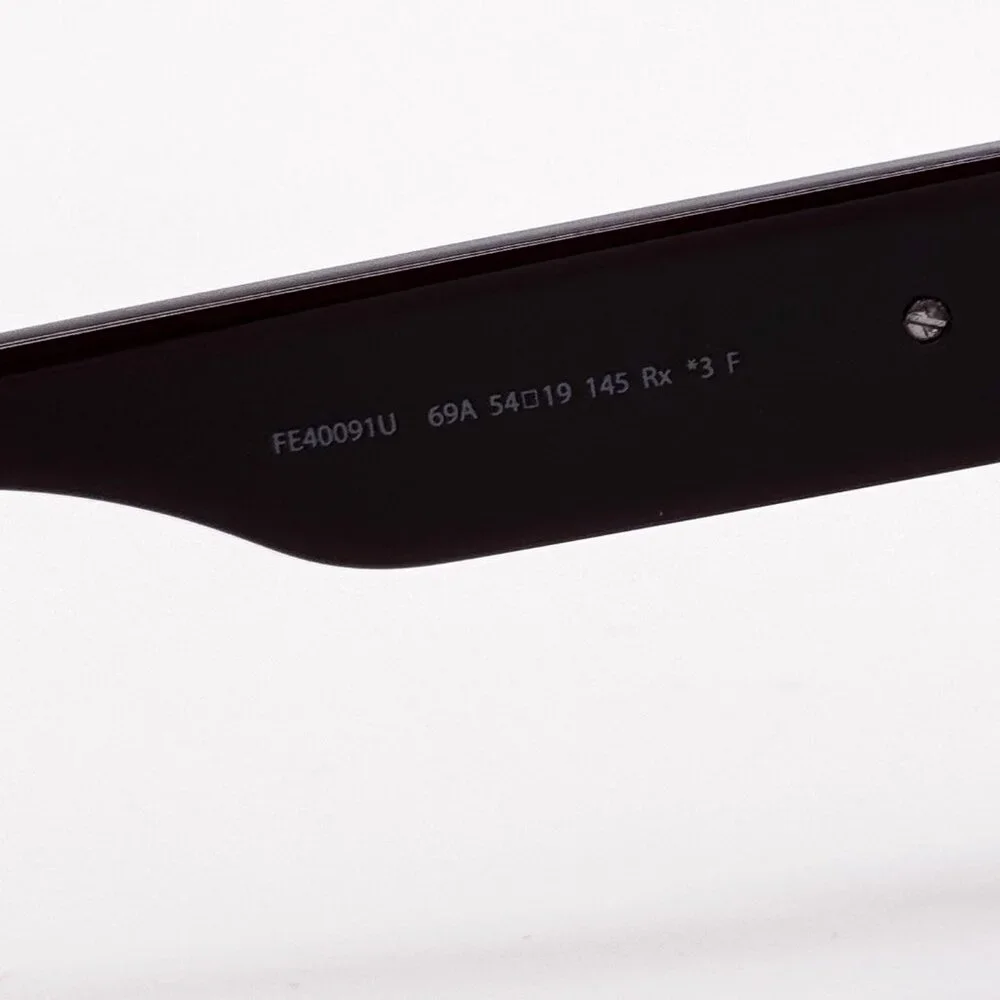 NEW FENDI FE40091U 69A BORDEAUX GREY SQUARE MEN SUNGLASSES FENDI